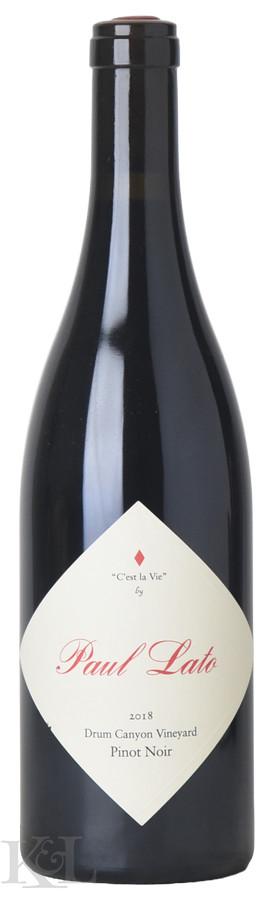 2018 Paul Lato "C'est la Vie - Drum Canyon Vineyard" Sta. Rita Hills Pinot Noir