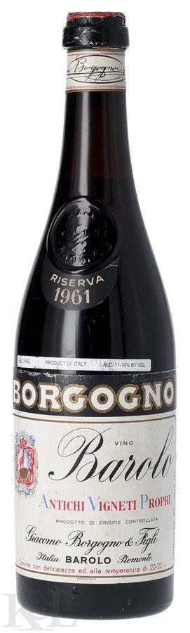 1961 Giacomo Borgogno & Figli Barolo Riserva
