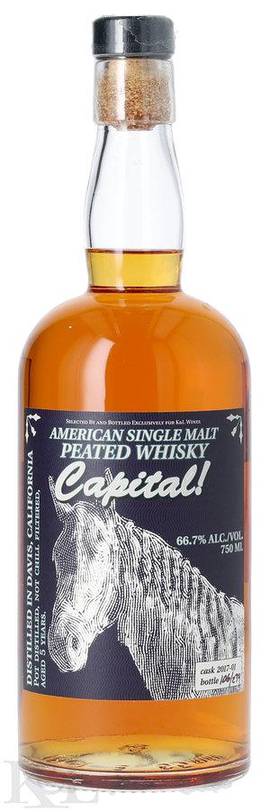 NV Capital Liquors Project 5 Year Old "K&L Exclusive" Heavily Peated American Single Malt Whiskey