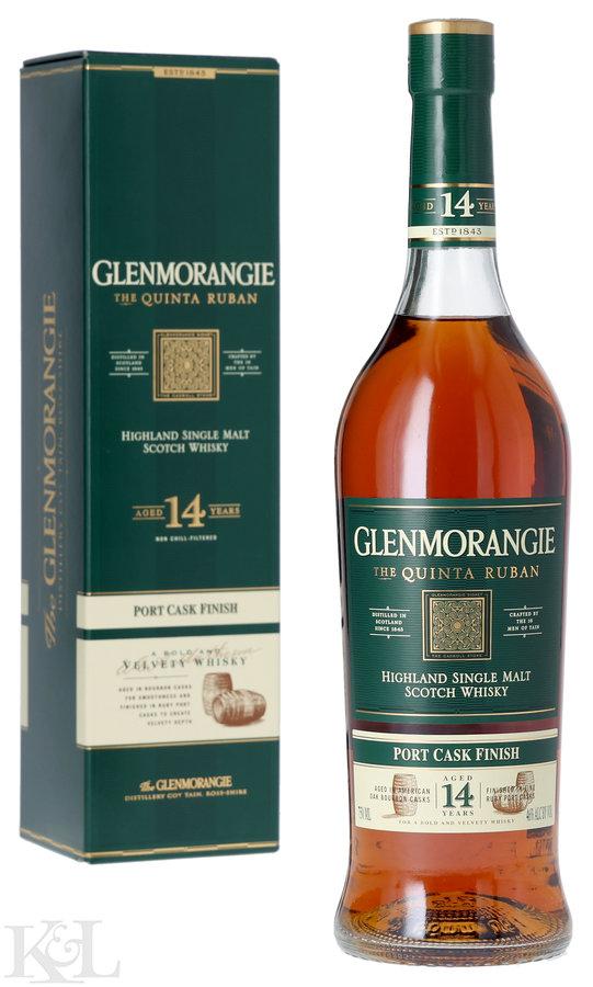 NV Glenmorangie 14 Year Old "Quinta Ruban - Extra Matured Range - Port Cask" Highlands Single Malt Scotch Whisky