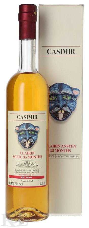 Clairin Ansyen Casimir Aged 35 Months "K&L Exclusive" Cask No CA17CR 1 Single Estate Sugarcane Juice Haitian Rum (750ml)