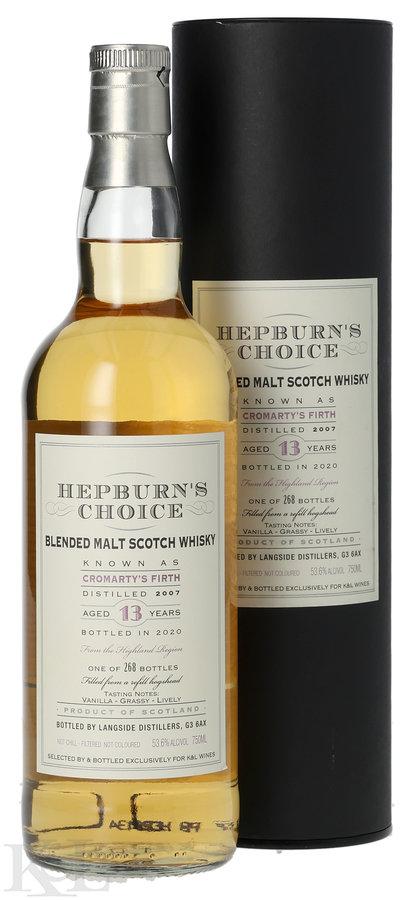 2007 Cromarty's Firth (Dalmore) 13 Year Old "Hepburn's Choice" K&L Exclusive Single Hogshead Cask Strength Blended Malt Scotch Whisky (750ml)