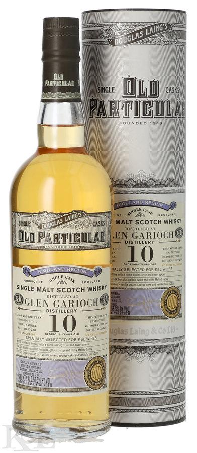 2008 Glen Garioch 10 Year Old "Old Particular" Single Refill Barrel Cask Strength Highlands Single Malt Scotch Whisky