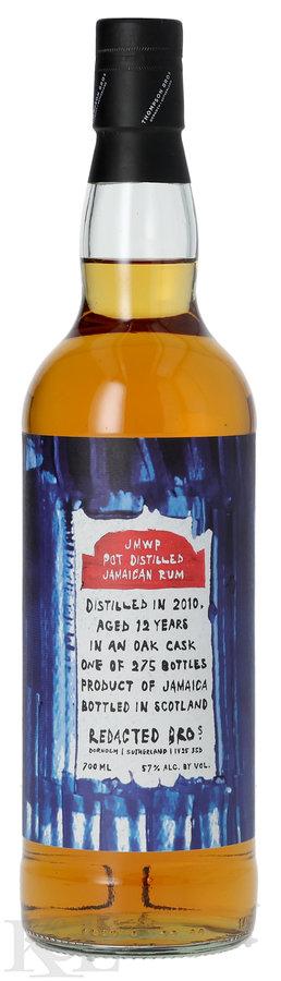 2010 JMWP (Worthy Park) 12 Year Old "Redacted Bros." (Thompson/Dornoch) K&L Exclusive Single Refill Hogshead Cask Strength Jamaican Rum (700ml)
