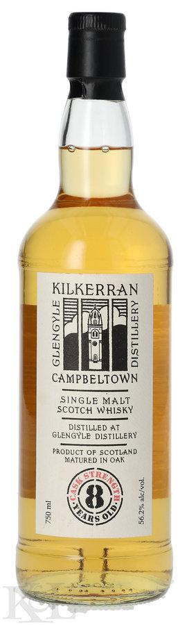 Kilkerran (Glengyle) 8 Year Old "Bourbon Cask Matured" 2017 Release Cask Strength Campbeltown Single Malt Whisky