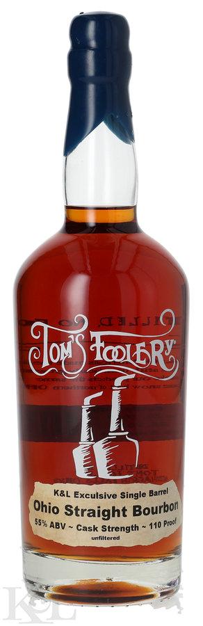 NV Tom's Foolery 7 Year Old "K&L Exclusive" Cask Strength Single Barrel #157 Ohio Straight Bourbon Whiskey