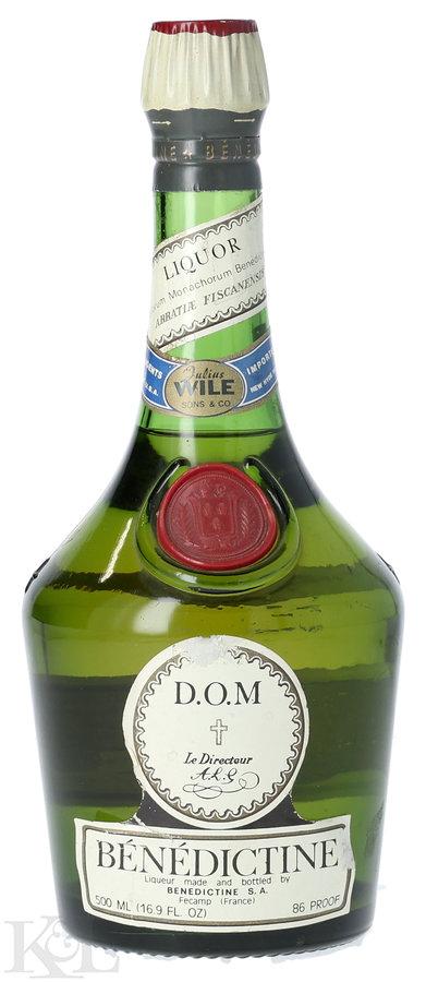 Bénédictine D.O.M. Liqueur (1960s/1970s Bottling) (500ml)