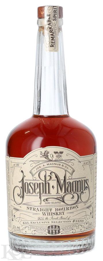 Jos. A. Magnus & Co. 12 Year Old "Joseph Magnus: Barrel #33/69 - K&L Exclusive" Single Barrel Cask Strength Indiana Straight Bourbon Whiskey