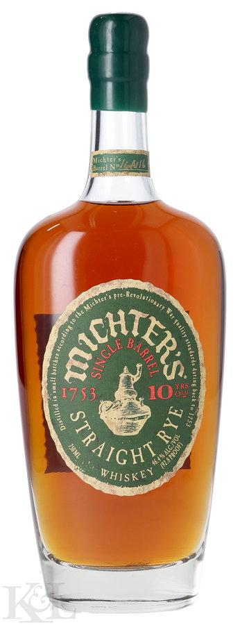 2016 Michter's 10 Year Old Single Barrel Straight Rye Whiskey