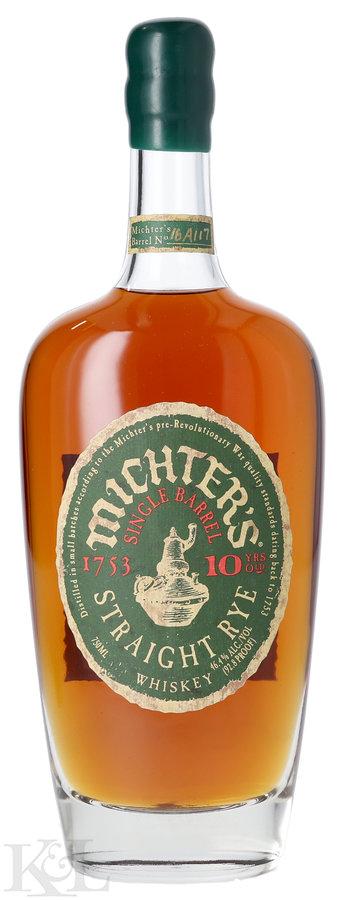 2016 Michter's 10 Year Old Single Barrel Straight Rye Whiskey