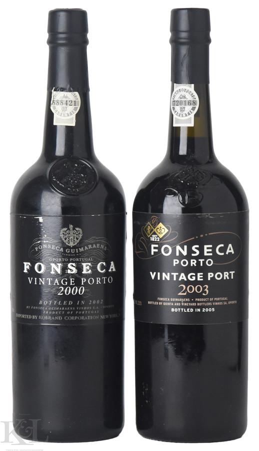 2000 & 2003 Fonseca Vintage Port