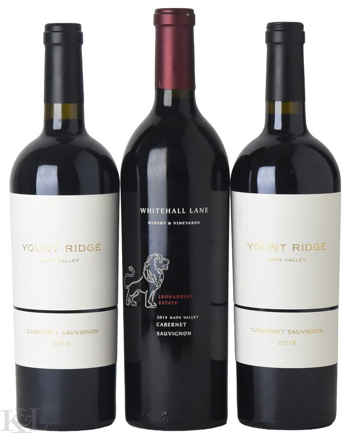 2014 & 2016 Napa Valley Cabernet Sauvignon Collection — Whitehall Lane "Leonardini Estate" & Yount Ridge Tasting Lot