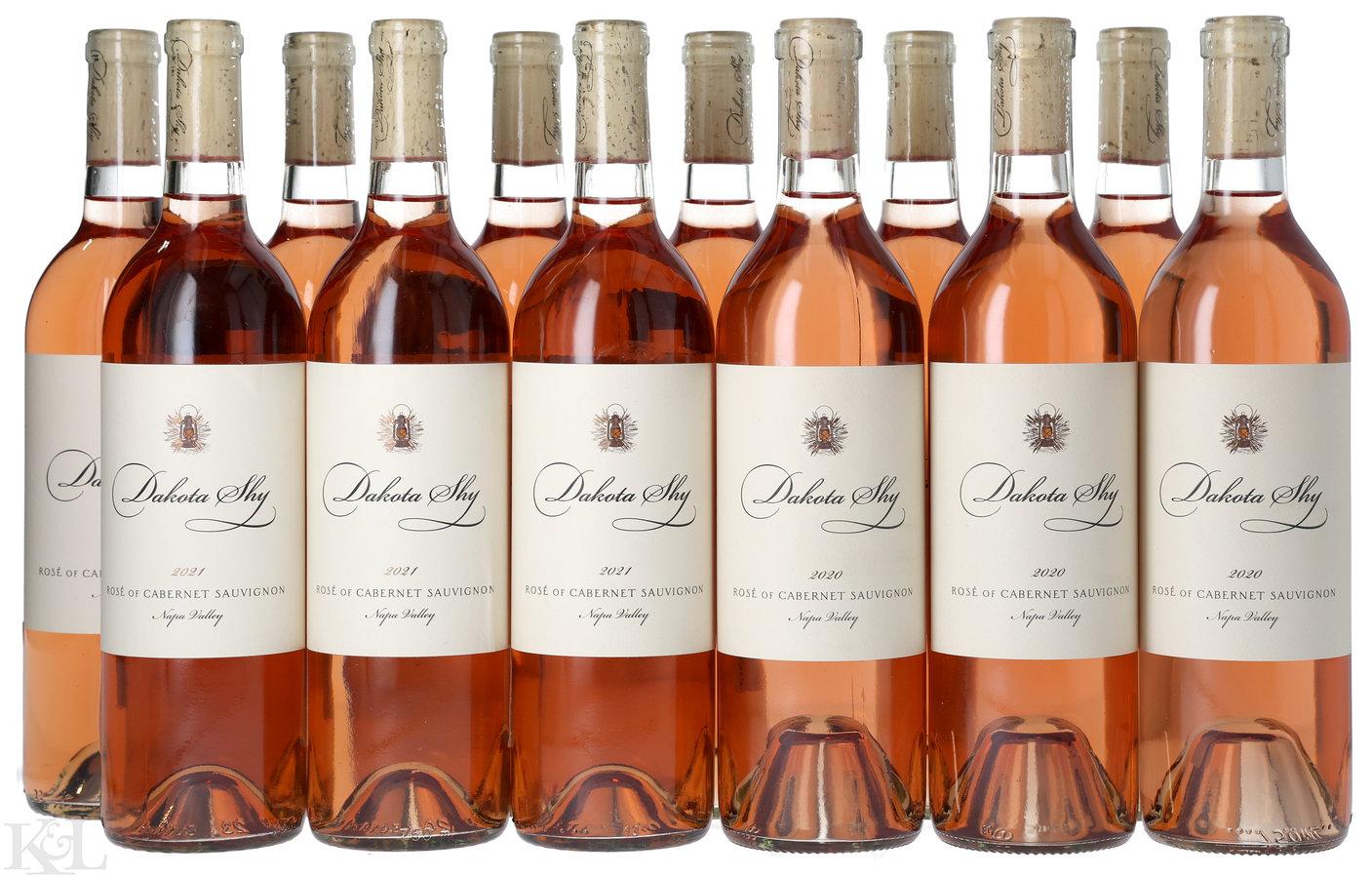 2020-2021 Dakota Shy Napa Valley Cabernet Sauvignon Rosé Vertical