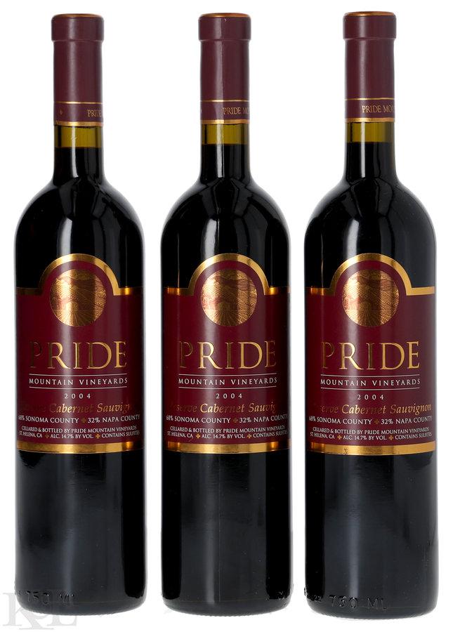 2004 Pride Mountain "Reserve" Sonoma-Napa Counties Cabernet Sauvignon