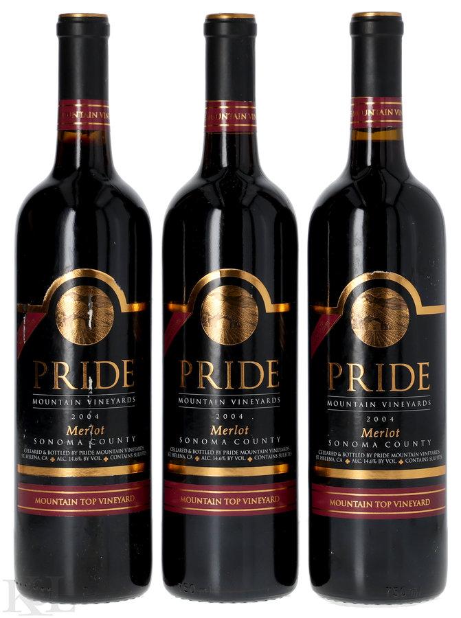 2004 Pride Mountain "Vintner's Select Cuvée - Mountain Top Vineyard" Sonoma County Merlot