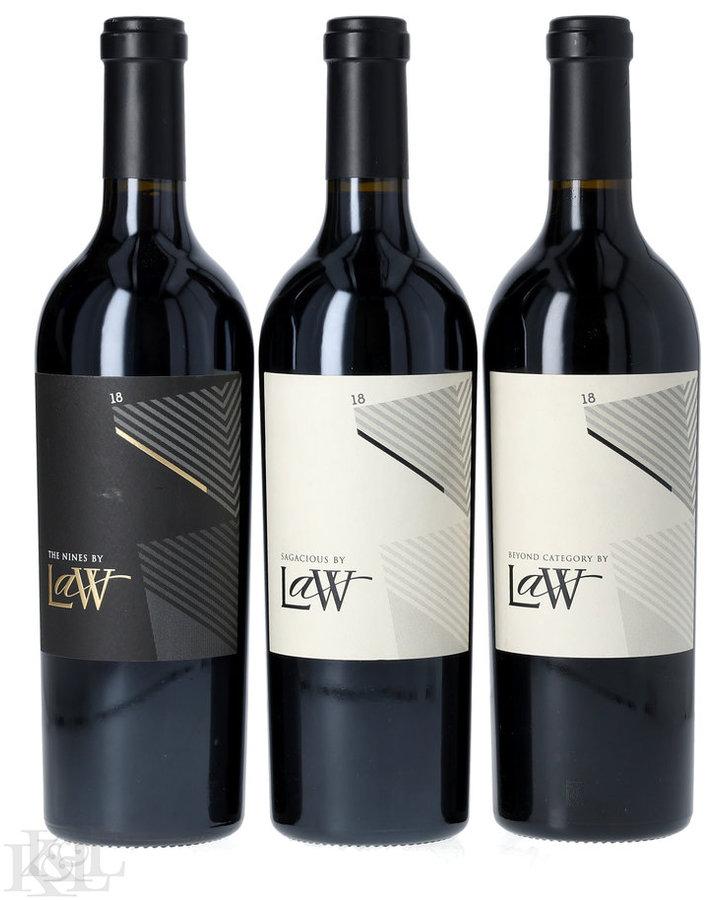 2018 Law "Sagacious" Rhone Blend, "The Nines" Grenache & Law Estate "Beyond Category"  Red Blend Horizontal