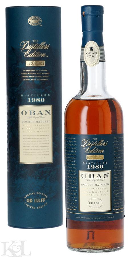 1980 Oban Distiller’s Edition Double Matured Highland Single Malt Scotch Whisky (700ml)