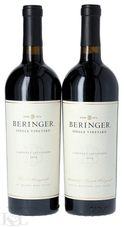 2015 Beringer Napa Valley Cabernet Sauvignon Horizontal