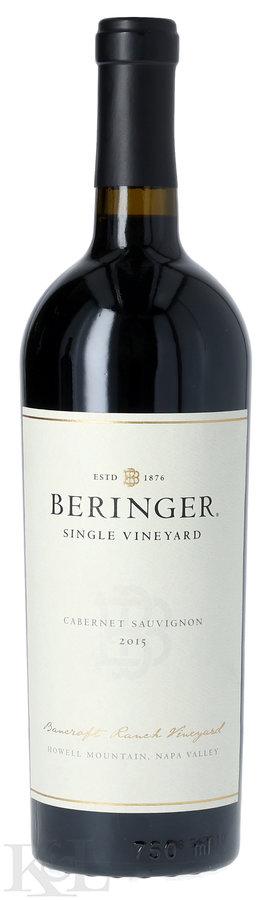 2015 Beringer "Bancroft Ranch Vineyard" Howell Mountain Cabernet Sauvignon