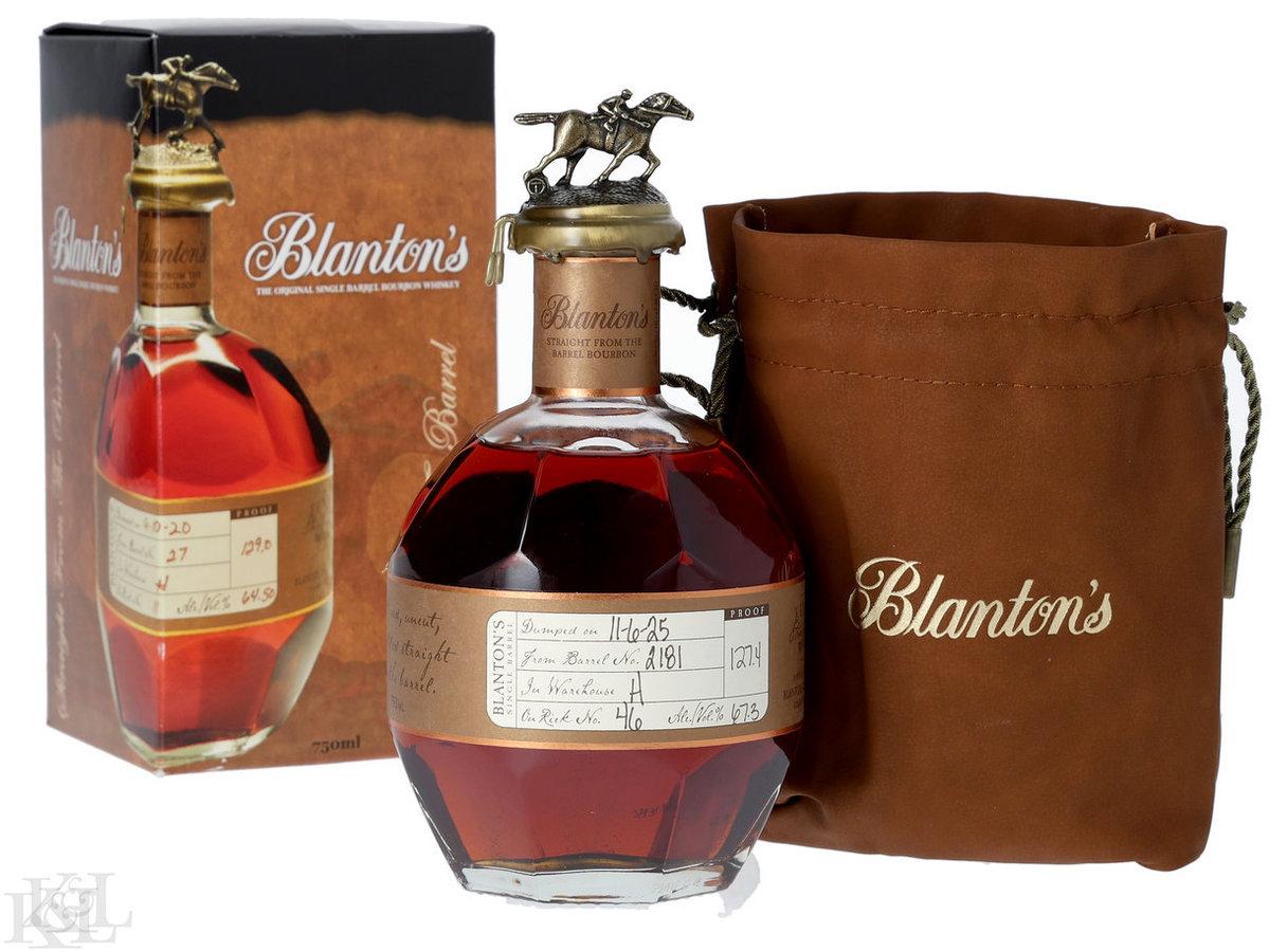 Blanton's "Straight from the Barrel" Single Barrel Kentucky Straight Bourbon Whiskey (Letter T)