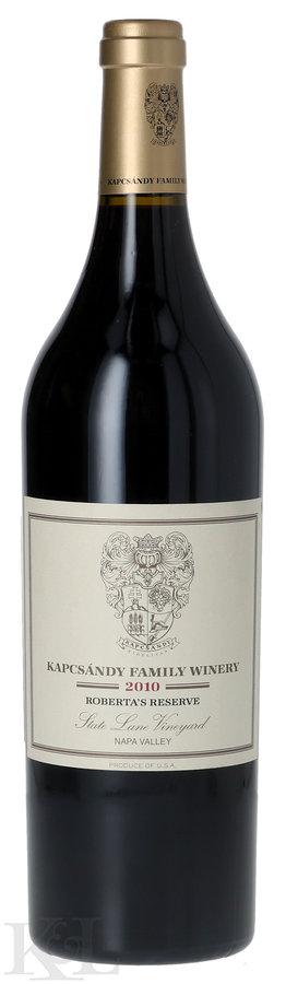 2010 Kapcsándy "Roberta's Reserve - State Lane Vineyard" Napa Valley Bordeaux Blend