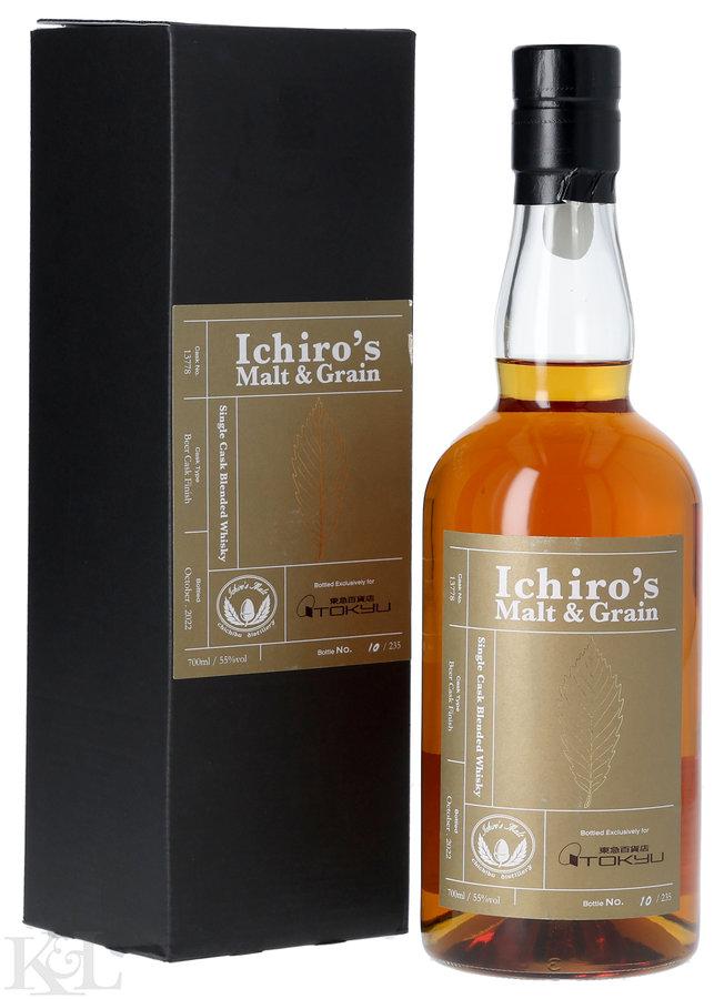 NV Ichiro's Malt Tokyu Single Cask Japanese Blended Whisky(700ml)