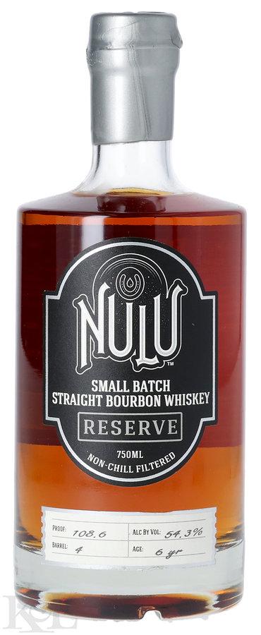 NV Nulu 6 Year Old  'Reserve' Small Batch Straight Bourbon Whiskey