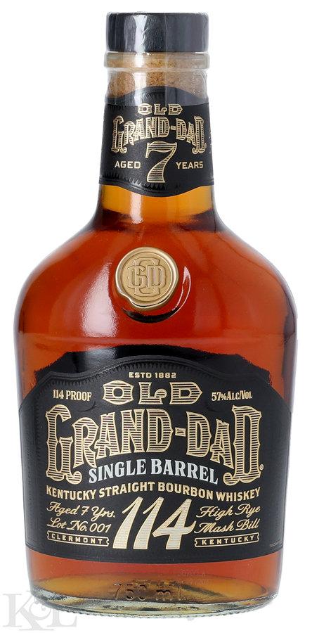 Old Grand-Dad 7 Year Old  'High Rye' Kentucky Straight Bourbon Whiskey