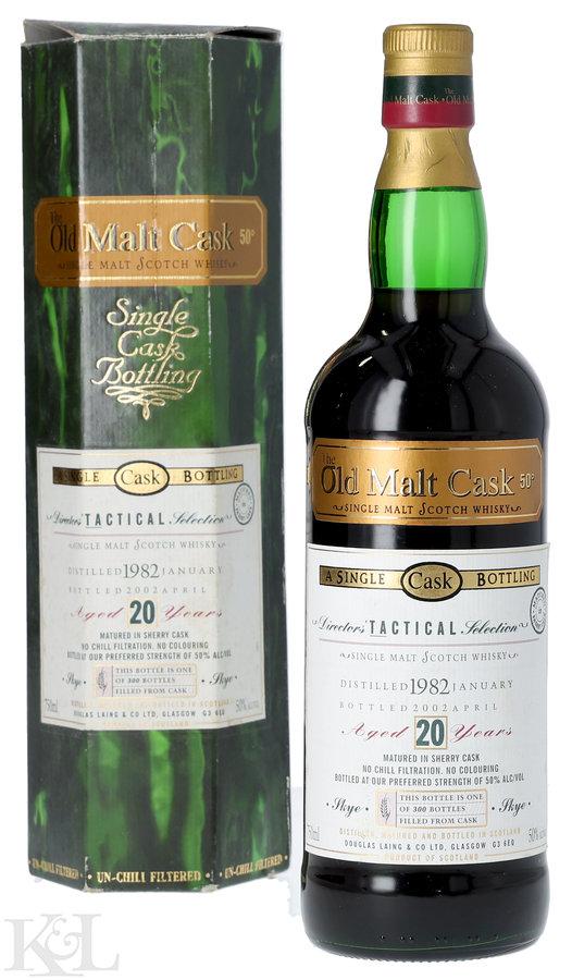 1982 Talisker 20 Year Old "Old Malt Cask: Directors' Tactical Selection" Isle of Skye Single Malt Scotch Whisky
