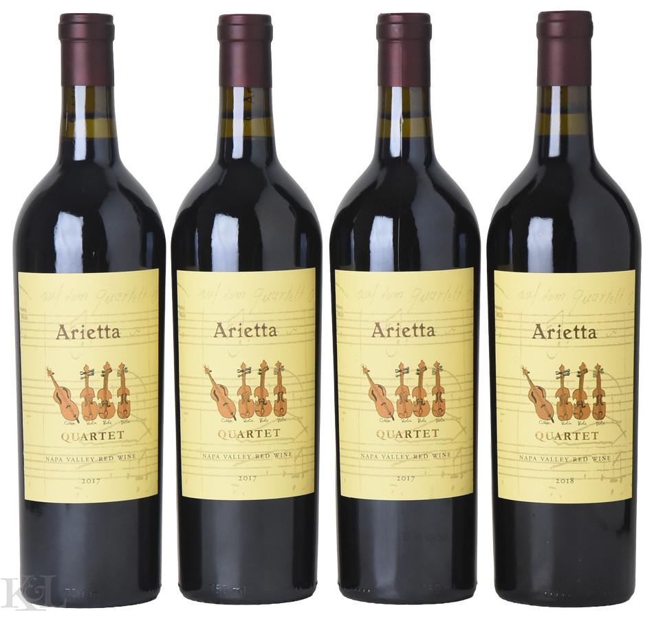 2017-2018 Arietta "Quartet" Napa Valley Bordeaux Blend Vertical