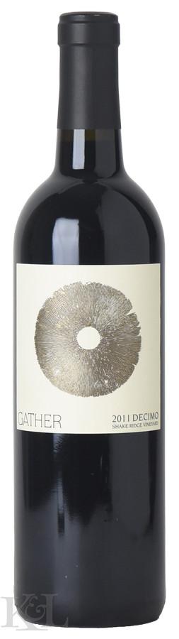 2011 Gather "Decimo - Shake Ridge Vineyard" Amador County Tempranillo