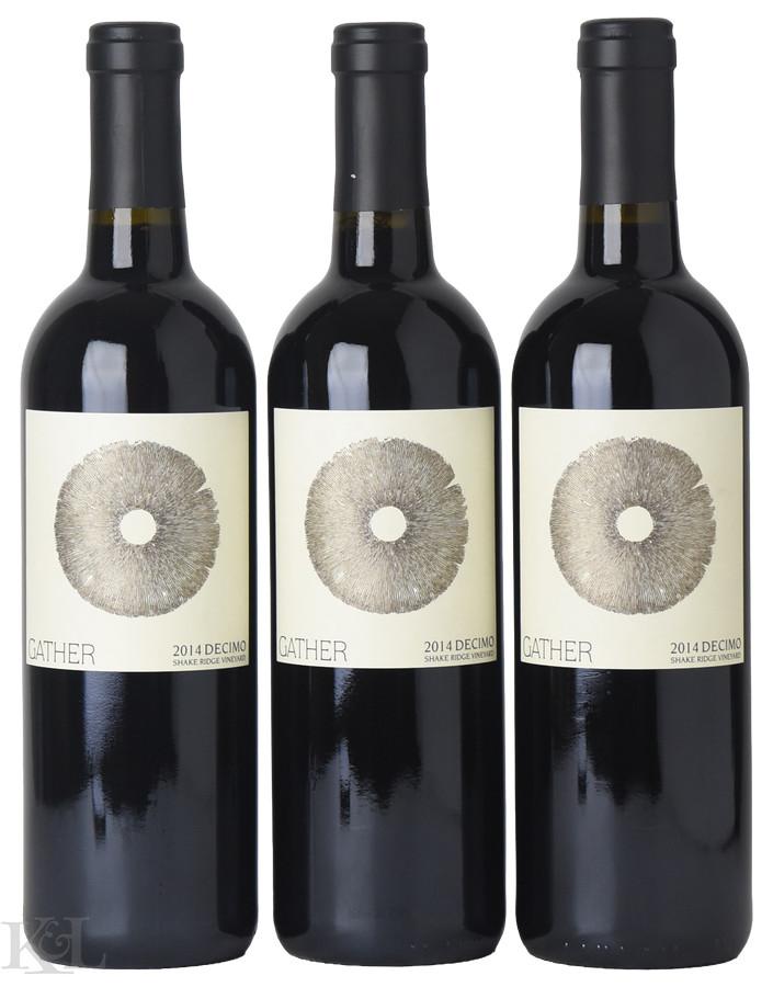 2014 Gather "Decimo - Shake Ridge Vineyard" Amador County Tempranillo