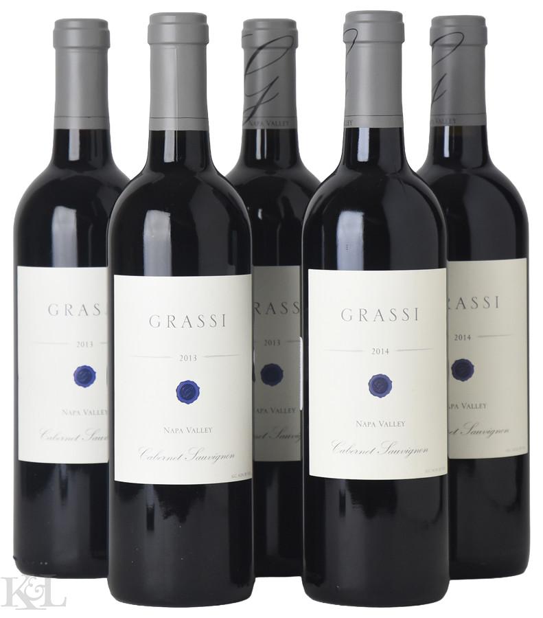 2013 & 2014 Grassi Napa Valley Cabernet Sauvignon Tasting Lot