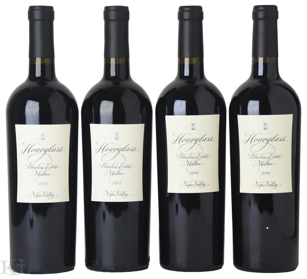 2013 & 2016 Hourglass "Blueline Estate" Napa Valley Malbec