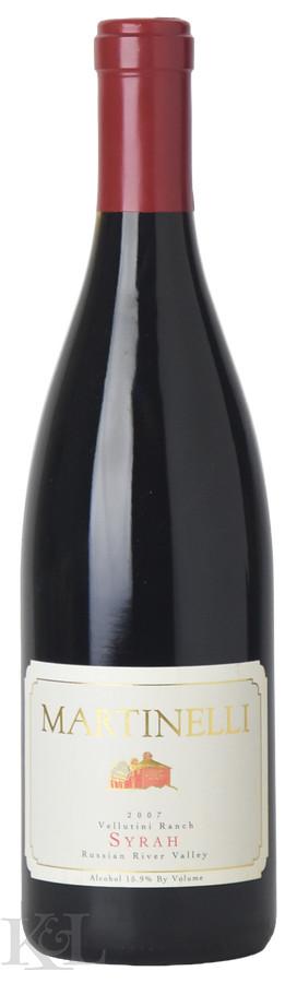 2007 Martinelli "Vellutini Ranch" Russian River Valley Syrah
