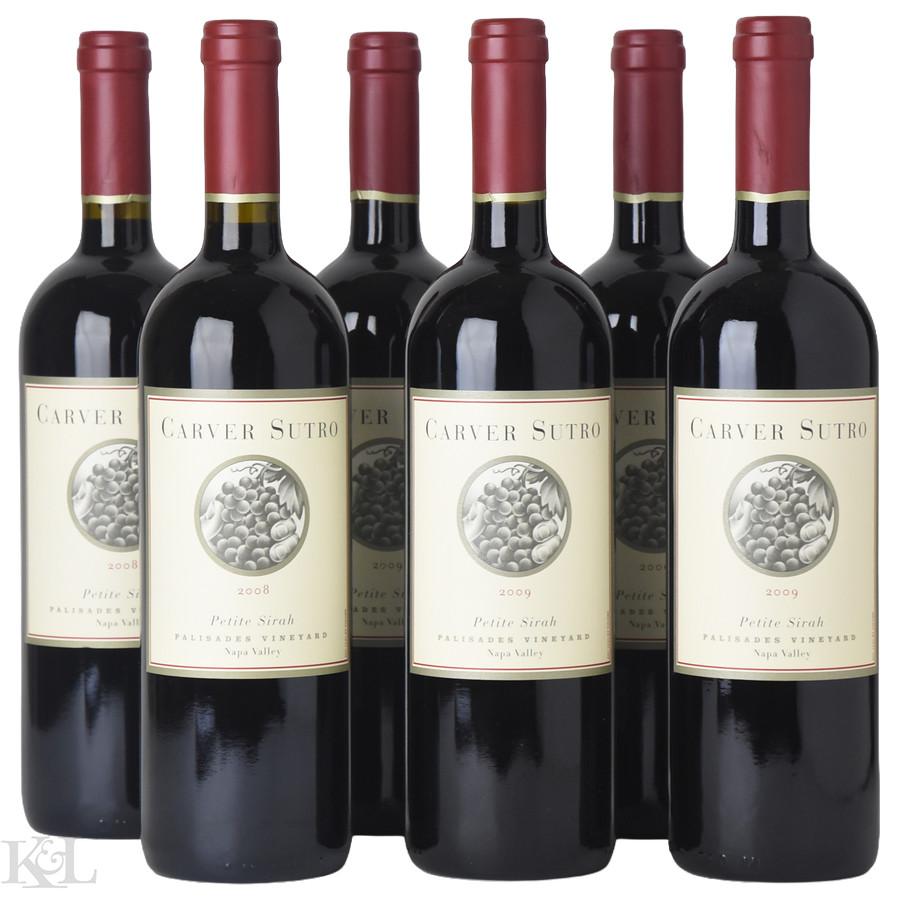 2008-2009 Carver Sutro "Palisades Vineyard" Napa Valley Petite Sirah Vertical