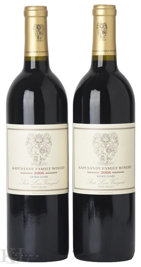 2006 Kapcsándy "Estate Cuvée - State Lane Vineyard" Napa Valley Bordeaux Blend