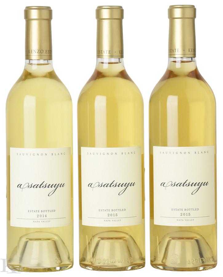2014-2015 Kenzo Estate "Asatsuyu" Napa Valley Sauvignon Blanc Vertical