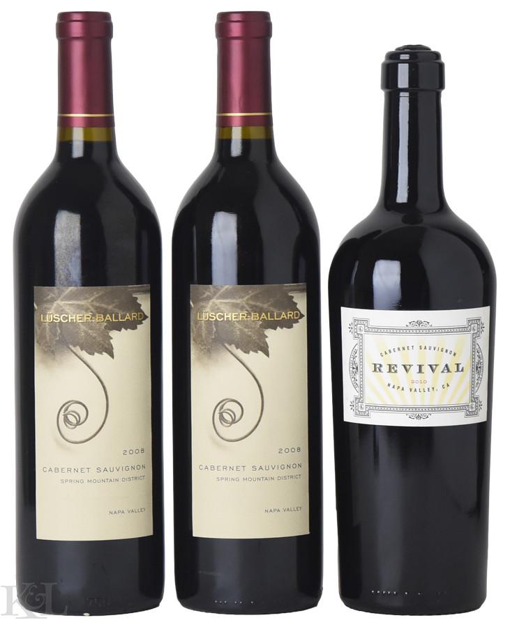 2008 & 2010 Luscher-Ballard Spring Mountain District Cabernet, Sauvignon & Revival Napa Valley Cabernet Sauvignon Tasting Lot