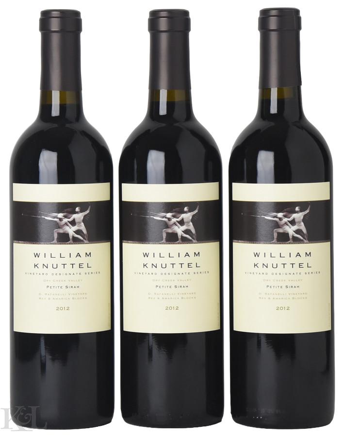 2012 William Knuttel "D.Rafanelli Vineyard - Rex & Amarica Blocks" Dry Creek Valley Pettie Sirah