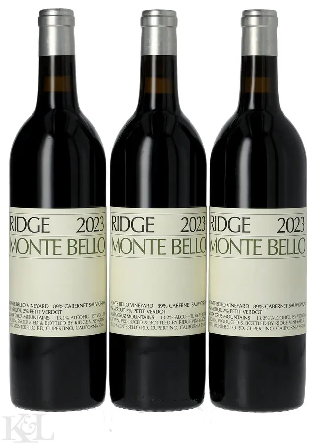 2023 Ridge Vineyards "Monte Bello" Santa Cruz Mountains Cabernet Sauvignon