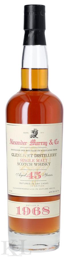 1968 Glenlivet 45 Year Old "Alexander Murray" Single Malt Scotch Whisky (750ml)
