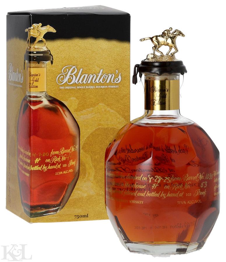 Blanton's "Gold" Single Barrel Kentucky Straight Bourbon Whiskey (Letter L)