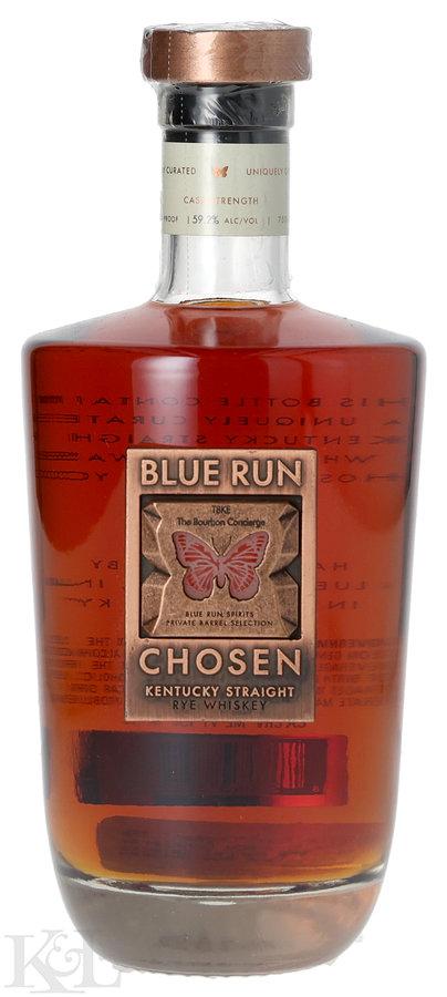 NV Blue Run "Chosen" T8KE The Bourbon Concierge Private Barrel Selection Straight Rye Whiskey