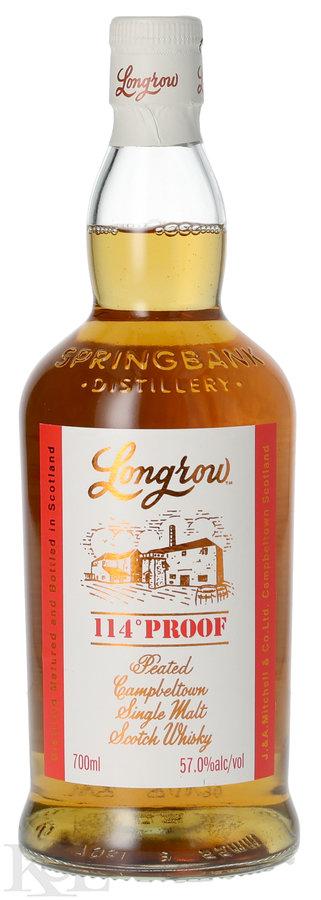 NV Longrow "114 Proof" Cask Strength Campbeltown Single Malt Scotch Whisky (700ml)