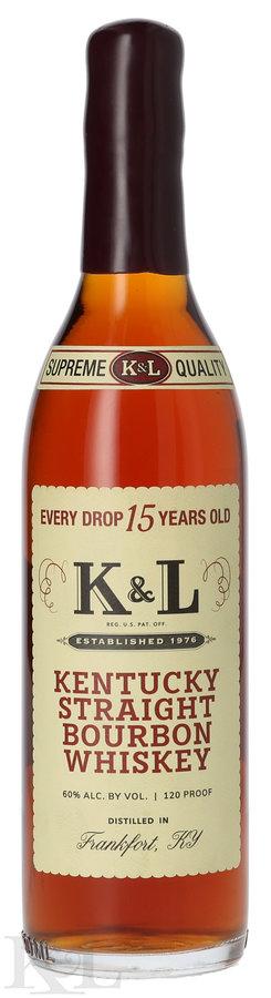 K&L Liquors 15 Year Old "Every Drop" Batch No. KY-01-25 Barrel Proof Small Batch Kentucky Straight Bourbon Whiskey