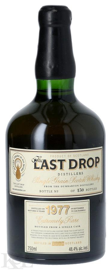 1977 The Last Drop 42 Year Old Single Dumbarton Cask Single Grain Scotch Whisky