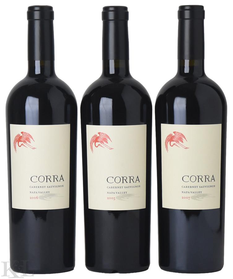 2005-2007 Corra Napa Valley Cabernet Sauvignon Vertical