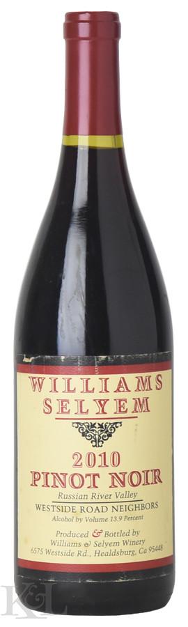 2010 Williams Selyem "Westside Road Neighbors" Russian River Valley Pinot Noir