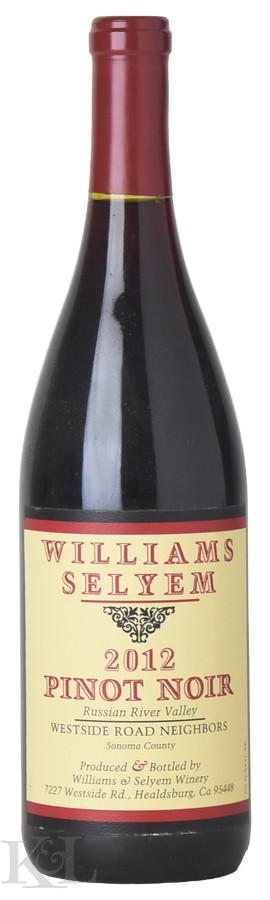 2012 Williams Selyem "Westside Road Neighbors" Russian River Valley Pinot Noir